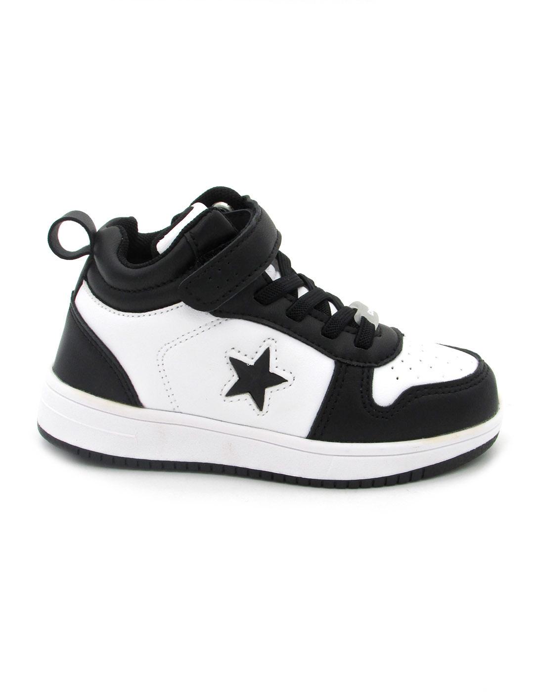 Deportivo MI1 22405 negro / blanco para niño