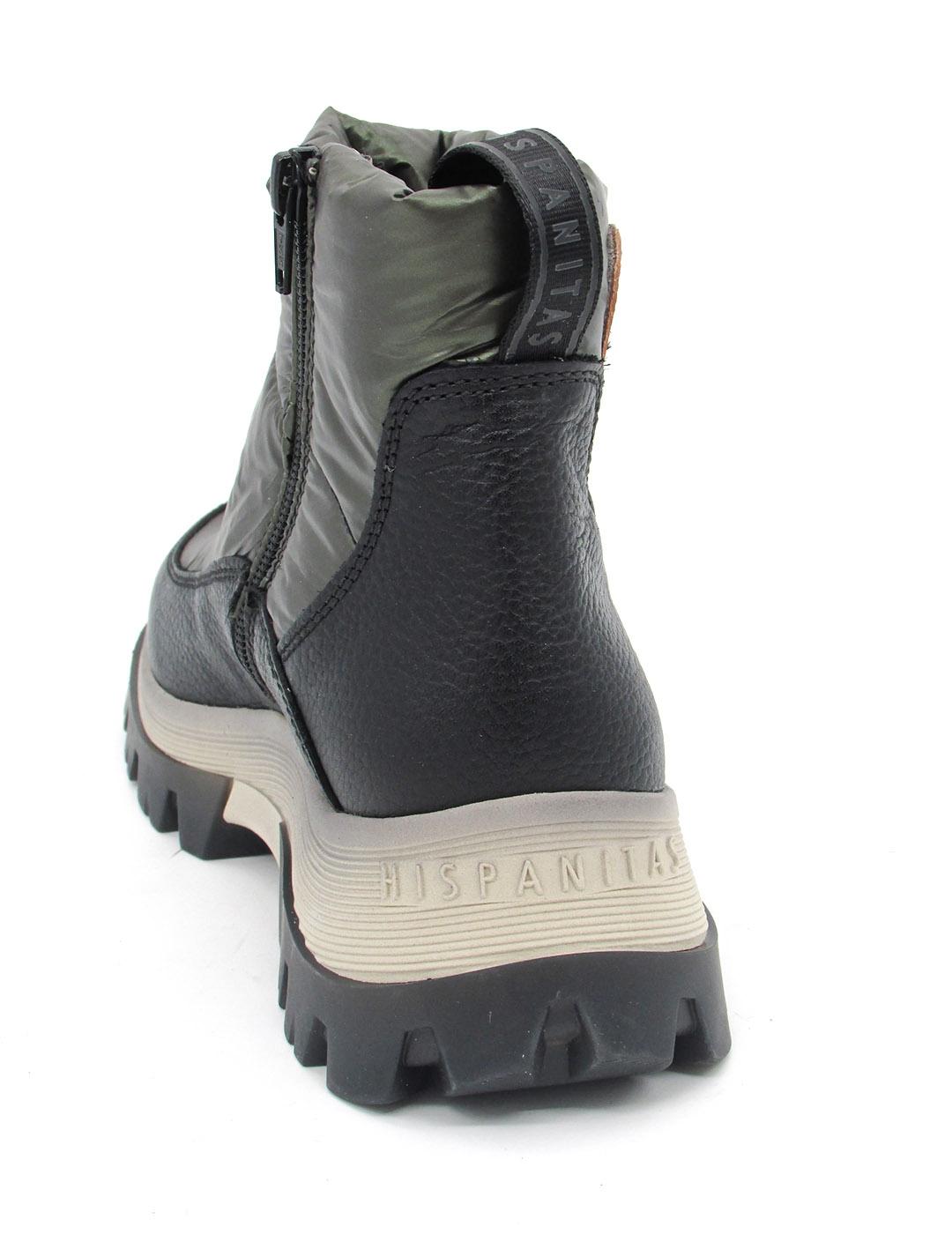 Botín Hispanitas HI222368 negro/verde para mujer