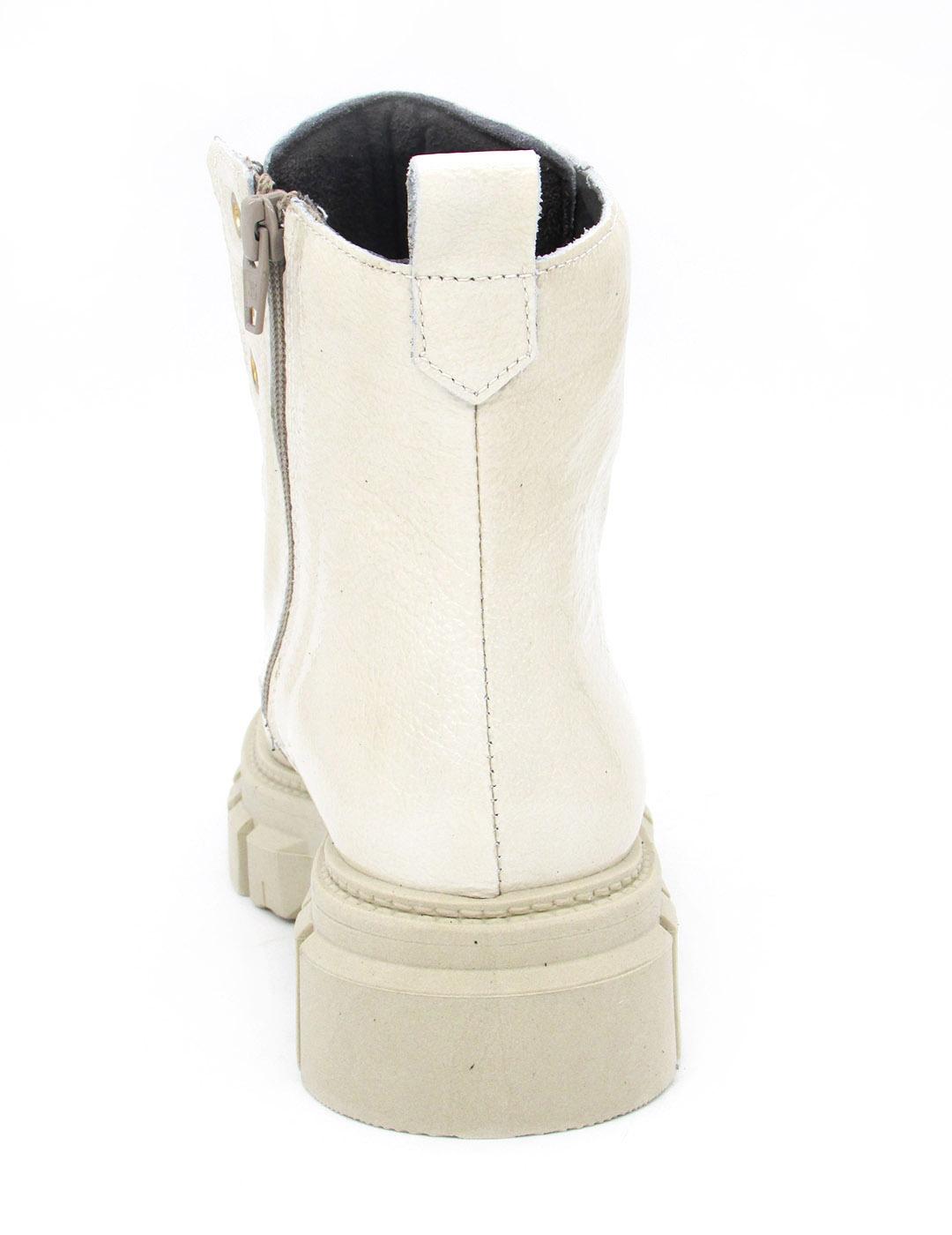 Botín Pitillos 1655 crema para mujer 