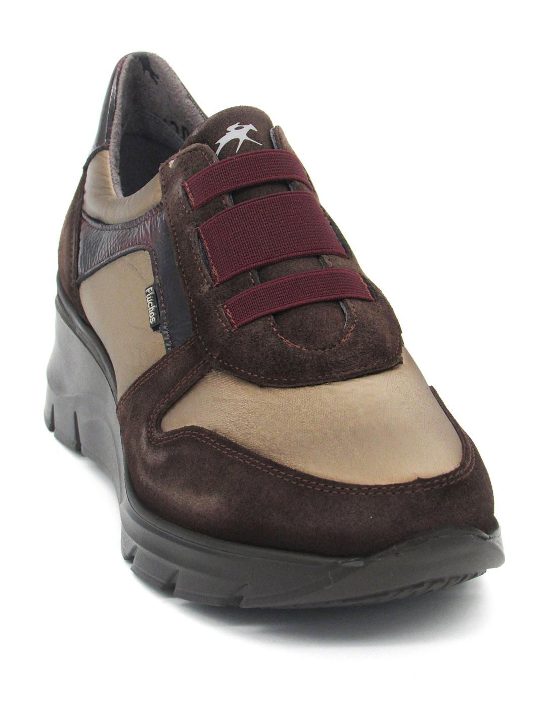 Zapato deportivo Fluchos F1509 marrón para mujer