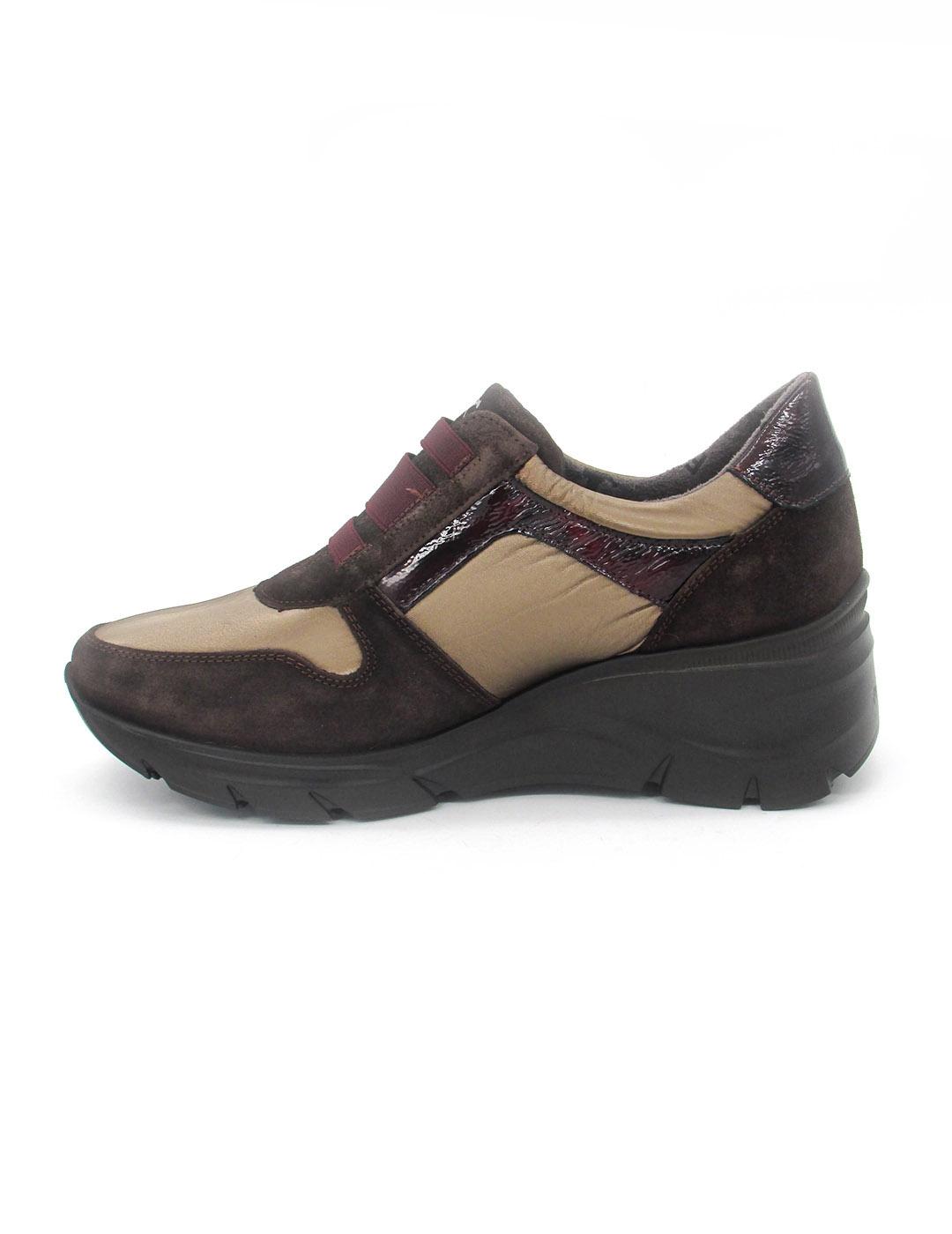 Zapato deportivo Fluchos F1509 marrón para mujer