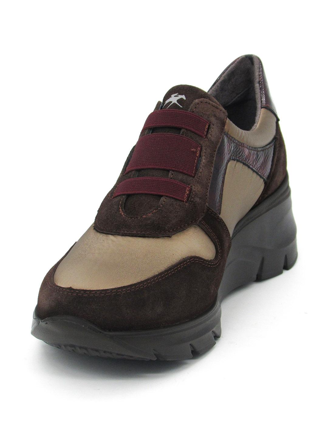 Zapato deportivo Fluchos F1509 marrón para mujer