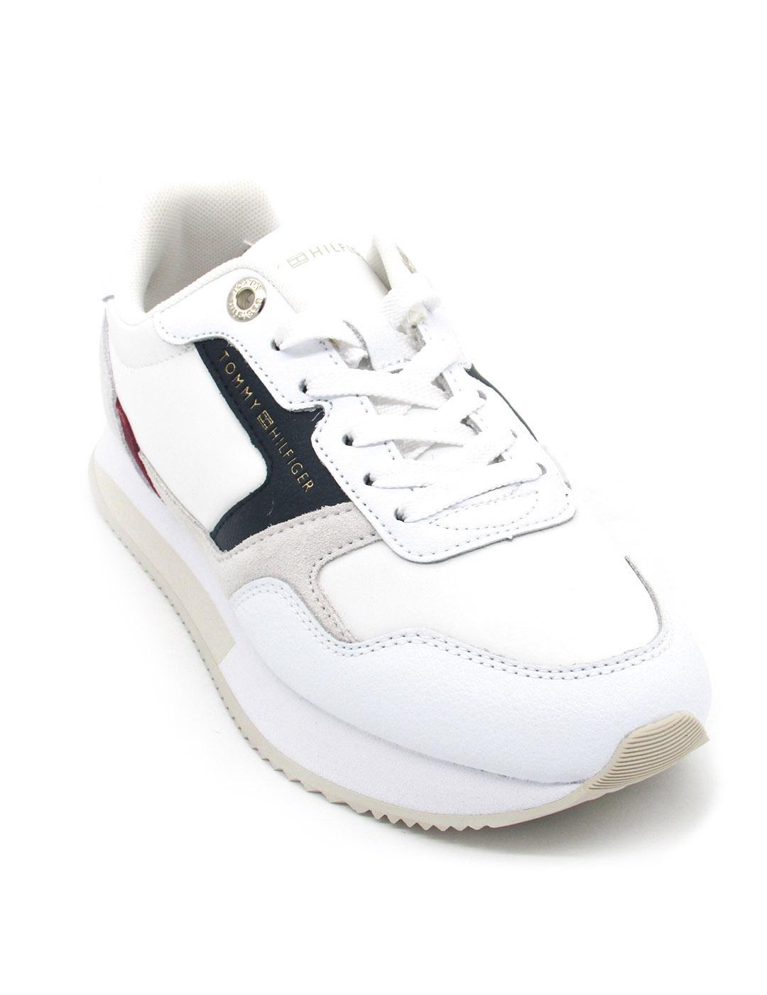 Zapatilla Tommy FWOFW06947(OK9) blanco mujer