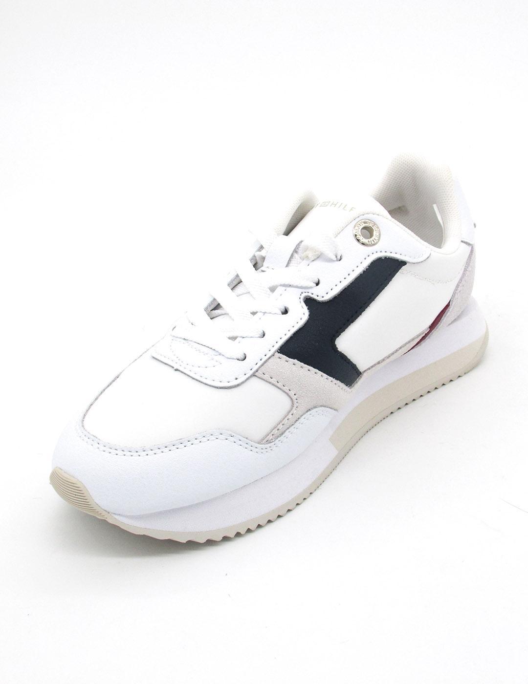 Zapatilla Tommy FWOFW06947(OK9) blanco mujer