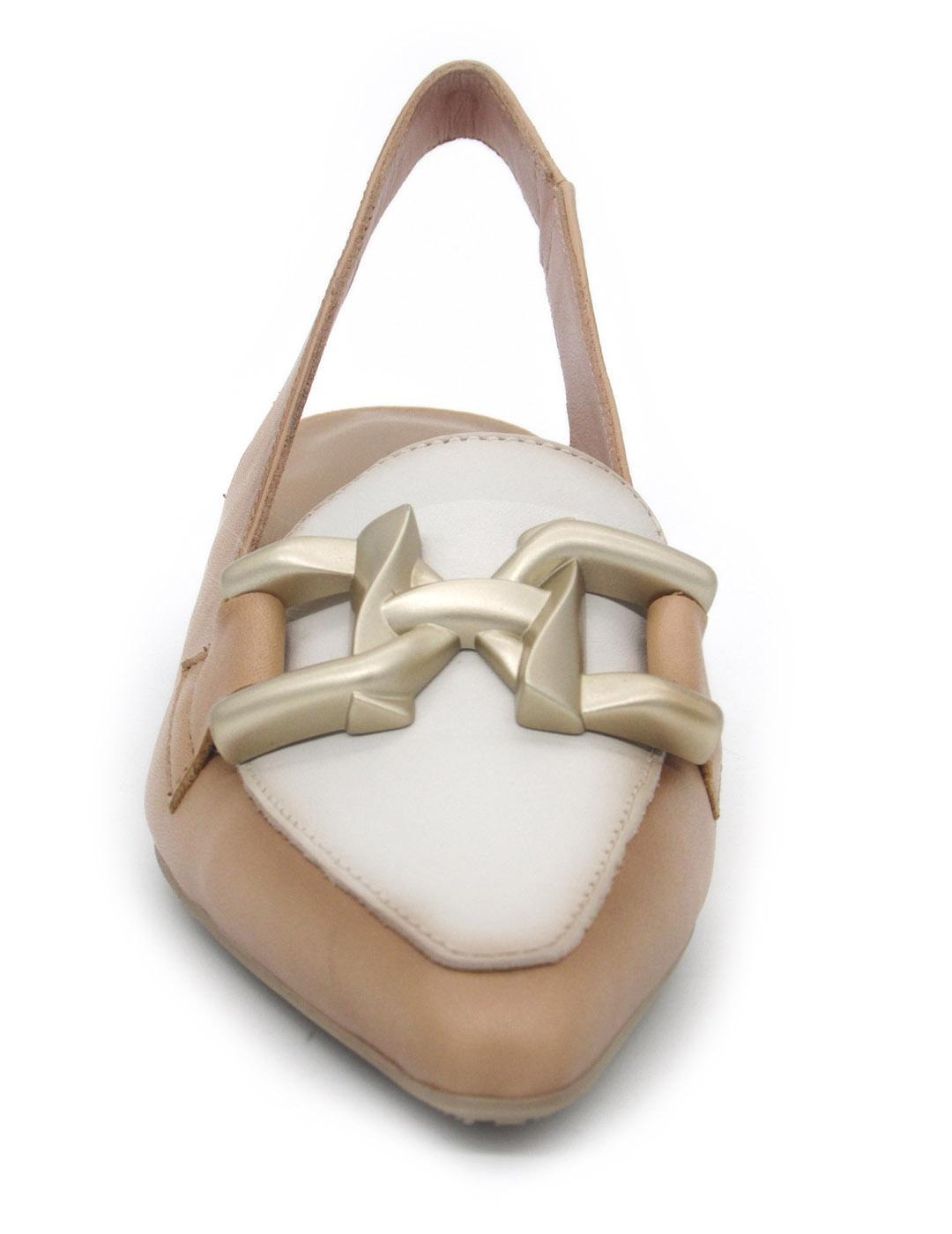 Zapato destalonado Sahara de Hispanitas camel muje