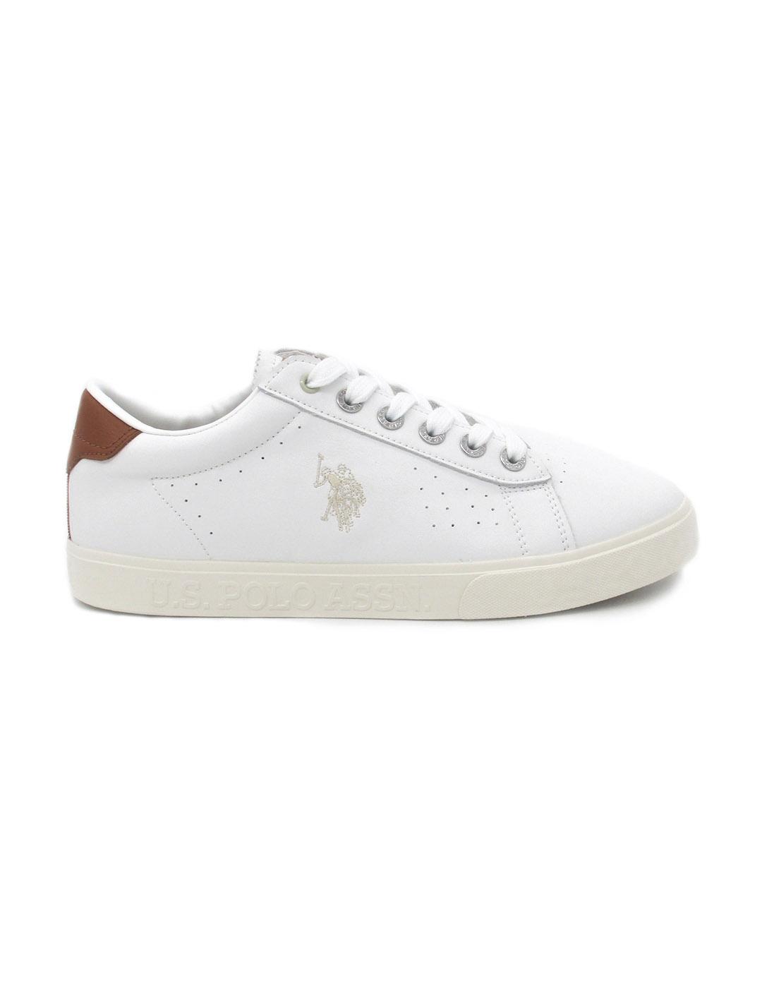 Zapatilla U.S. Polo Assin MARCX001ECO Blancas