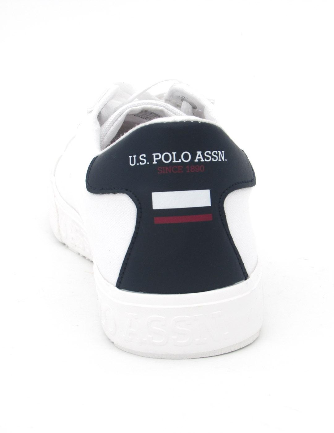 Zapatilla U.S. Polo Assin MARCS006 blancas