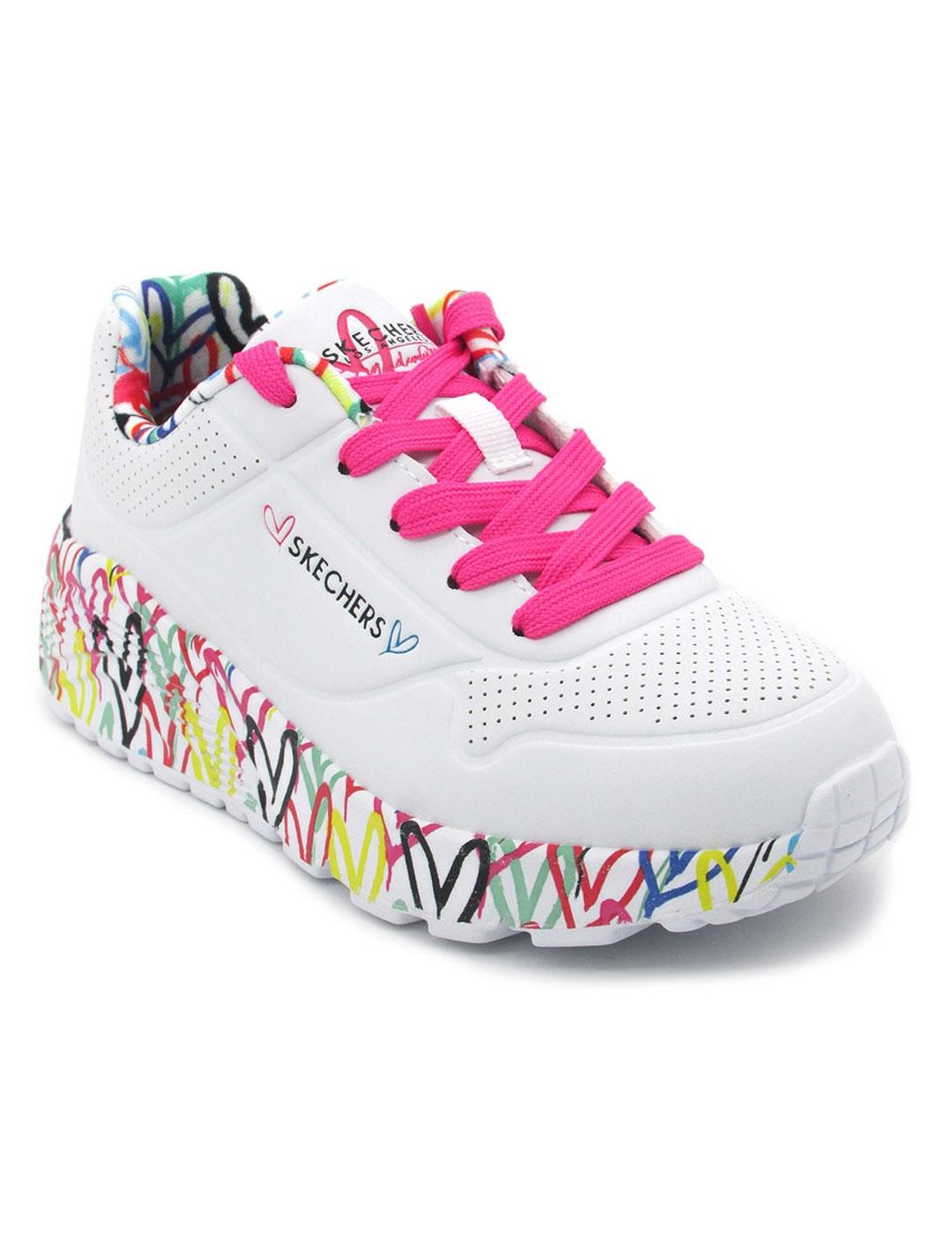 Zapatilla Skechers JGoldcrown bca/multicolor