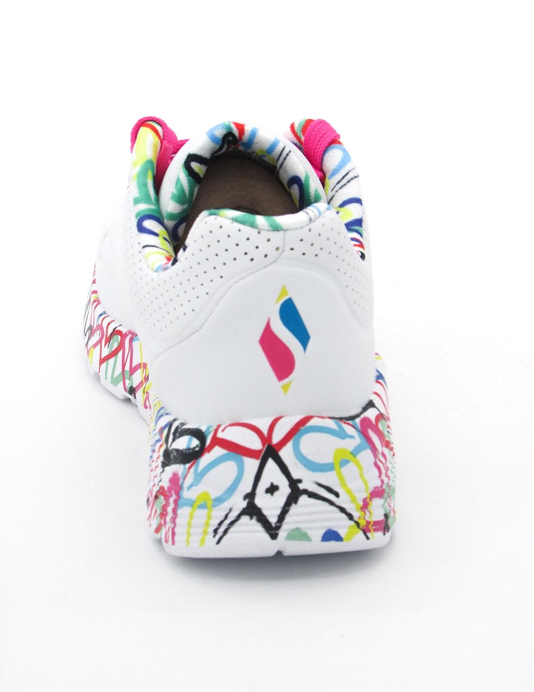 Zapatilla Skechers JGoldcrown bca/multicolor