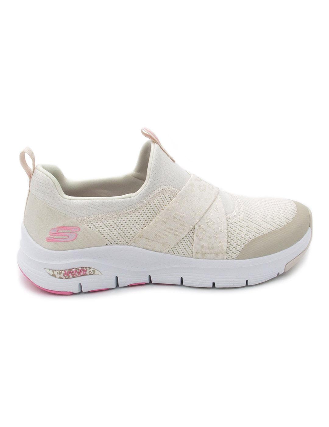 Zapatilla Skechers 149717/NTPK beige/rosa mujer