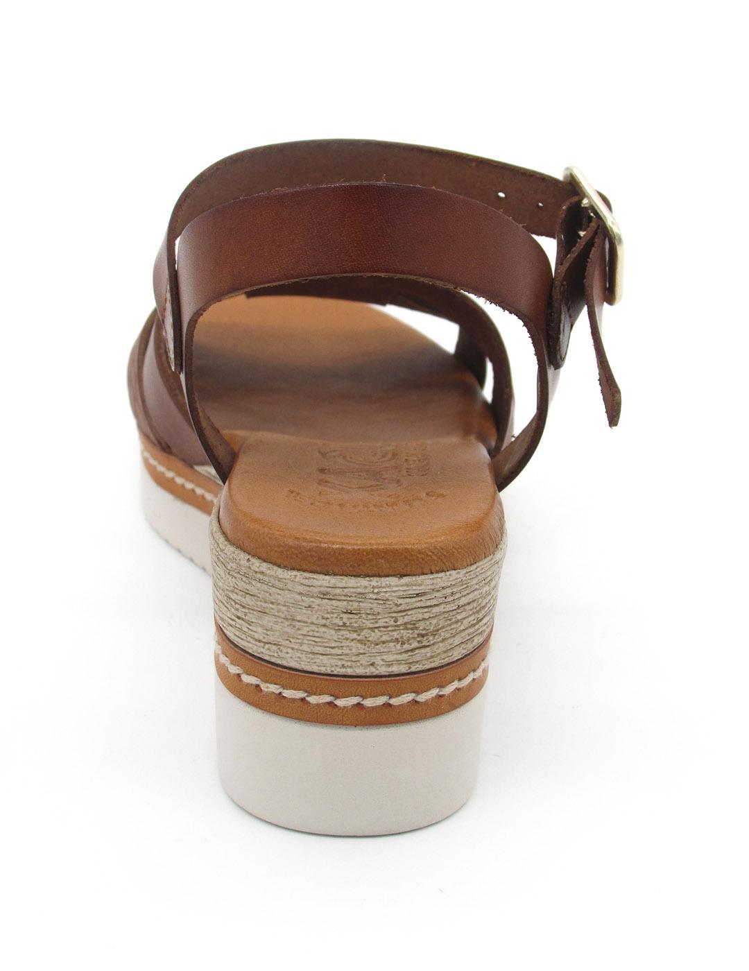 SANDALIA KAOLA 5540 CUERO CUÑA