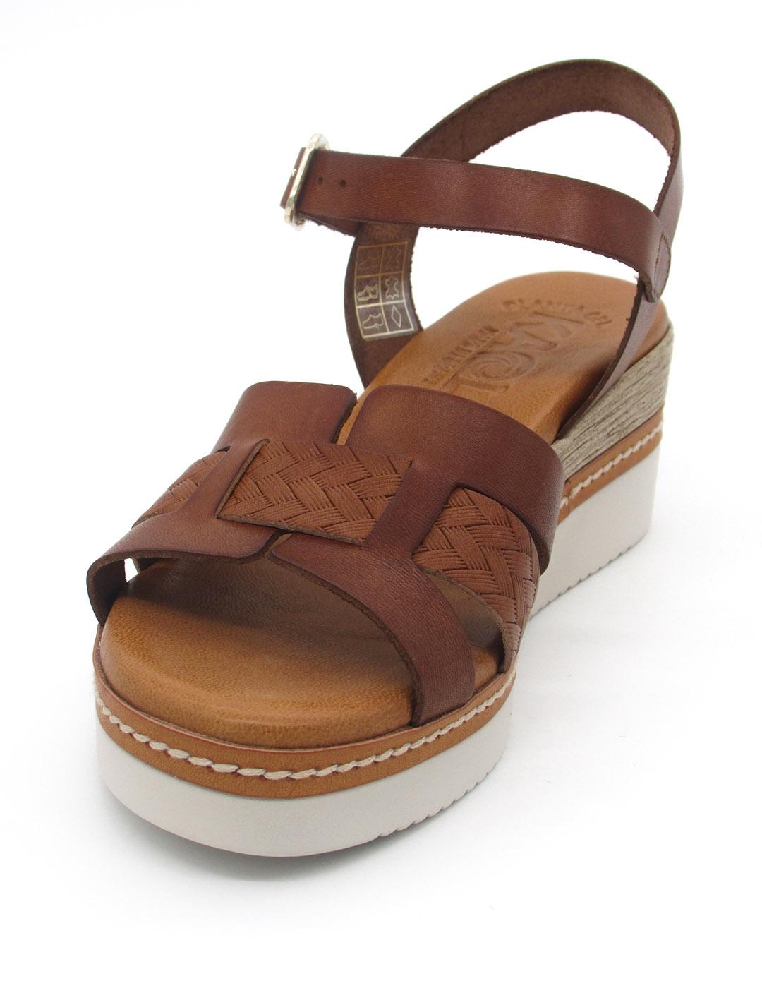 SANDALIA KAOLA 5540 CUERO CUÑA