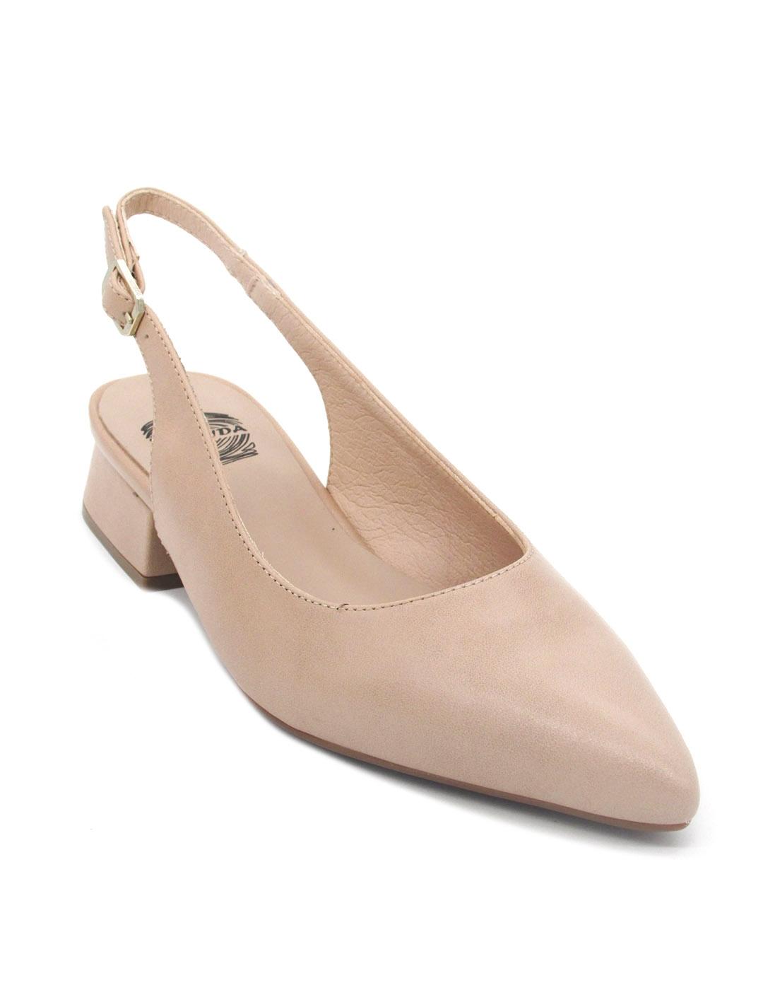 Zapato Destalonado Patricia Miller 6024 color nude para muje