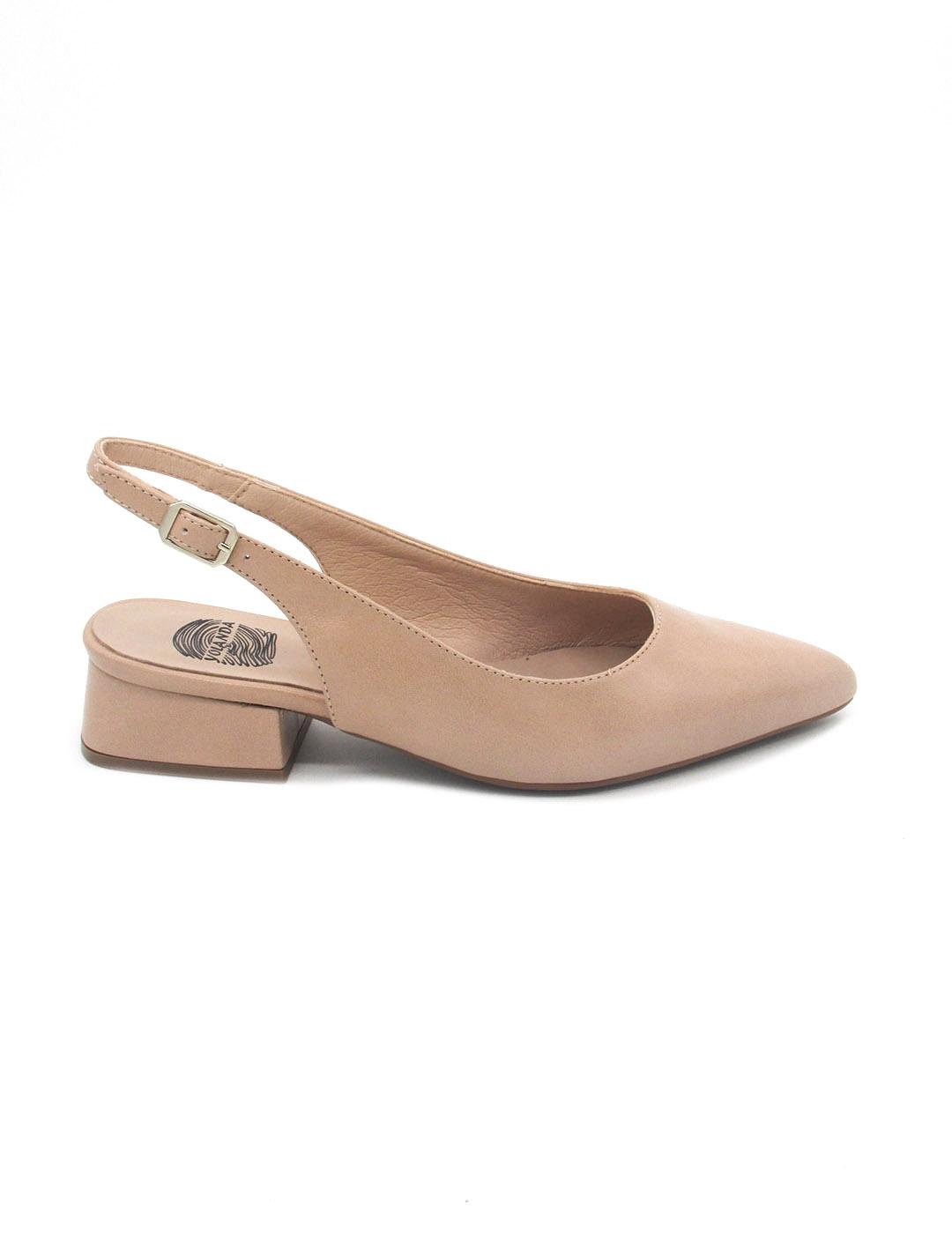 Zapato Destalonado Patricia Miller 6024 color nude para muje