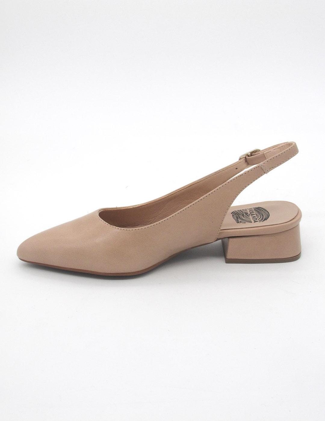 Zapato Destalonado Patricia Miller 6024 color nude para muje