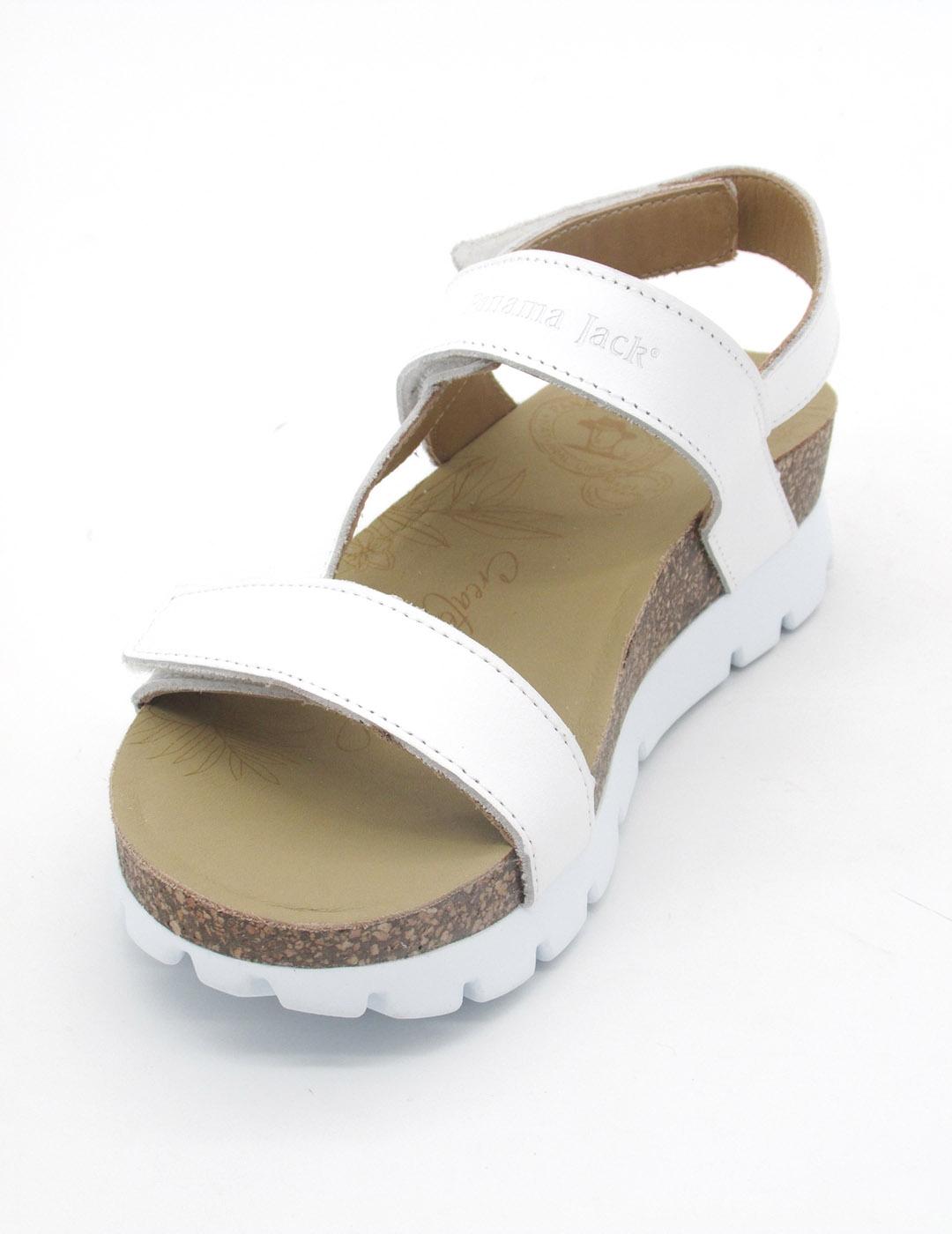 Sandalia Panamá Jack SELMA B5 blanco para mujer