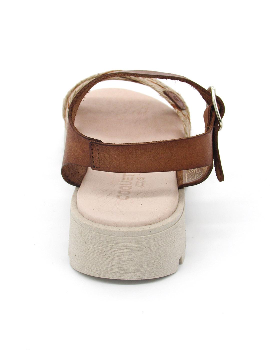 Sandalia Coquette 15190 cuero para niña