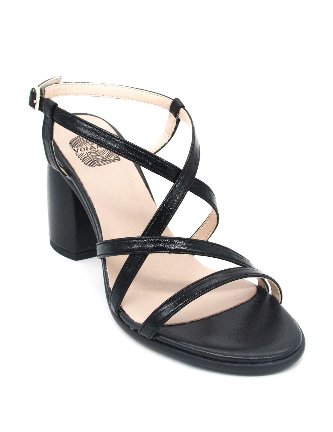 Sandalia Patricia Miller 6047 negro para mujer