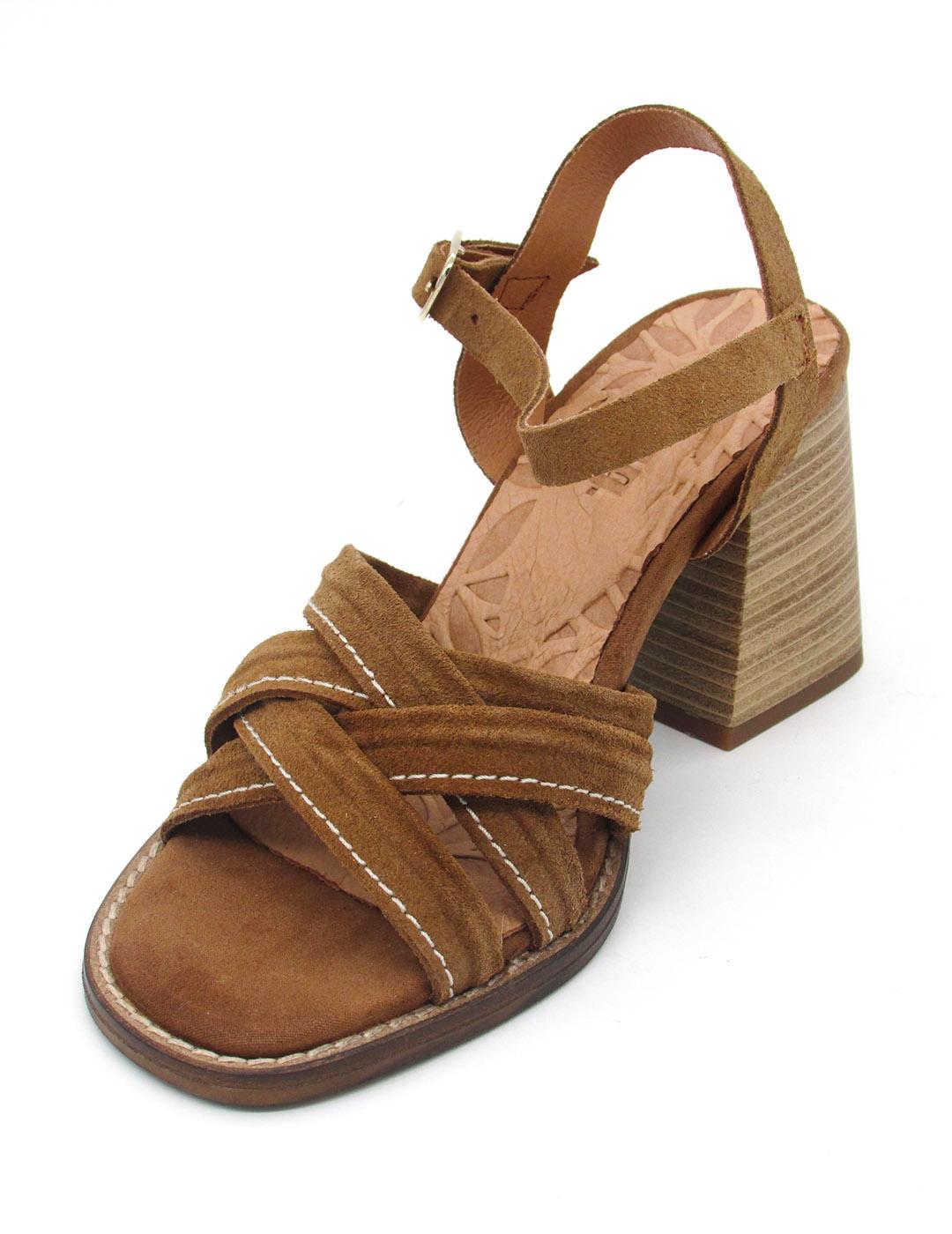 Sandalia Mustang 50549 marron para mujer