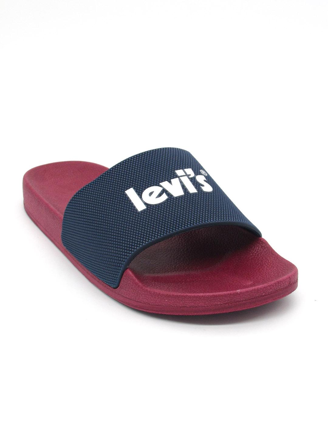 Chancla Levis June Poster marino