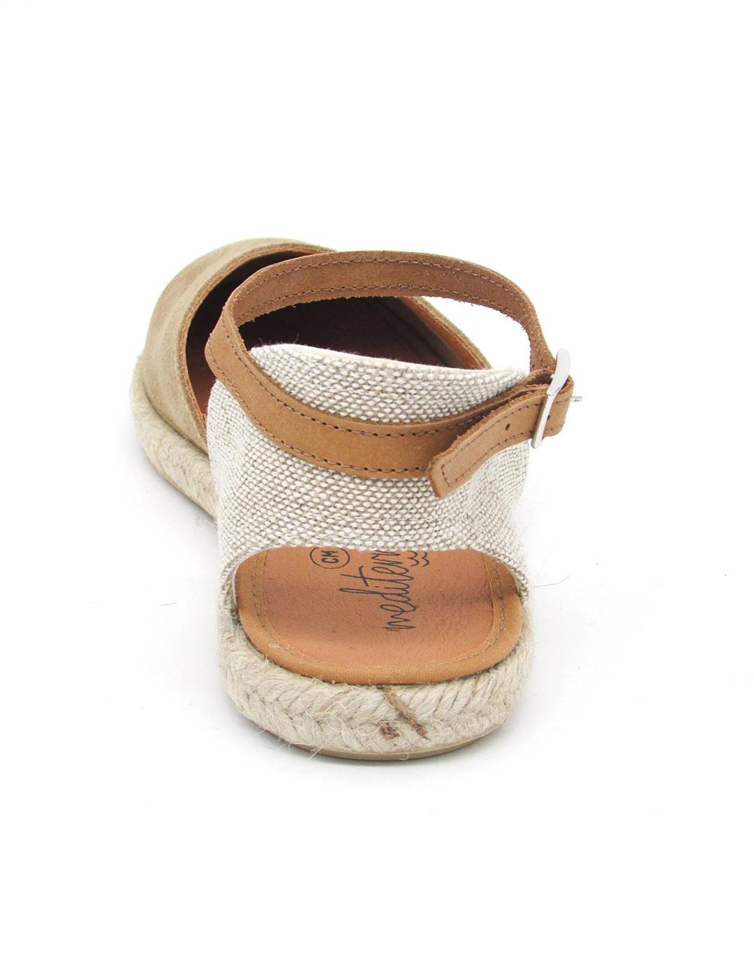 Alpargata Mediterranea 20156 color arena