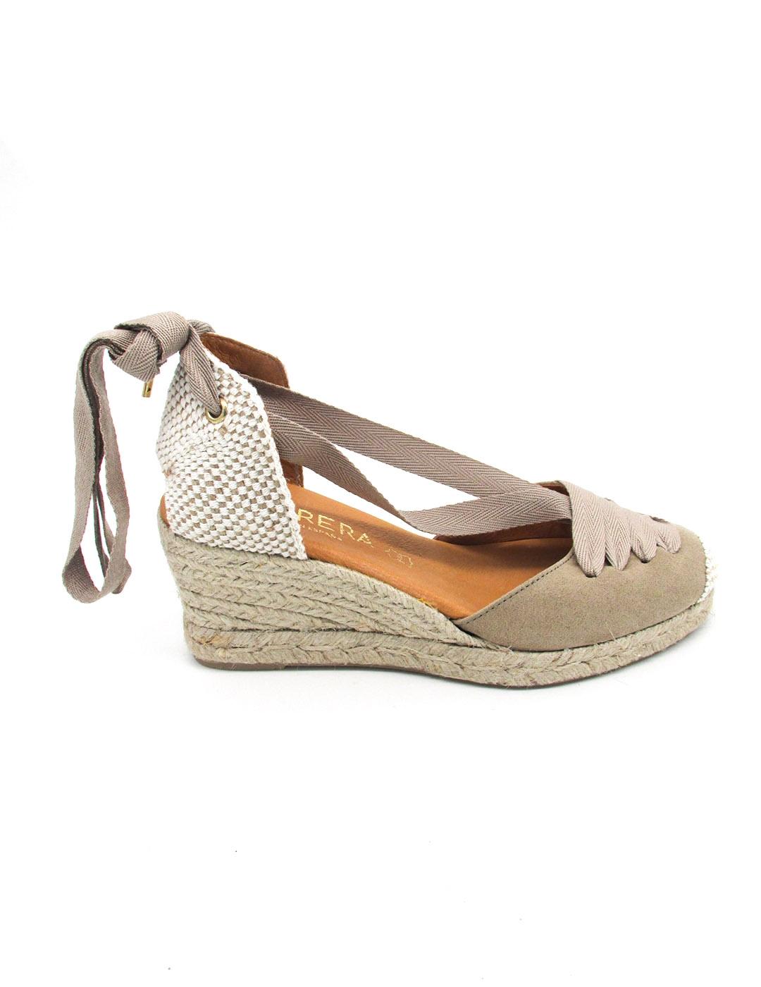 Alpargata Cabrera 35-5 arena con cuña
