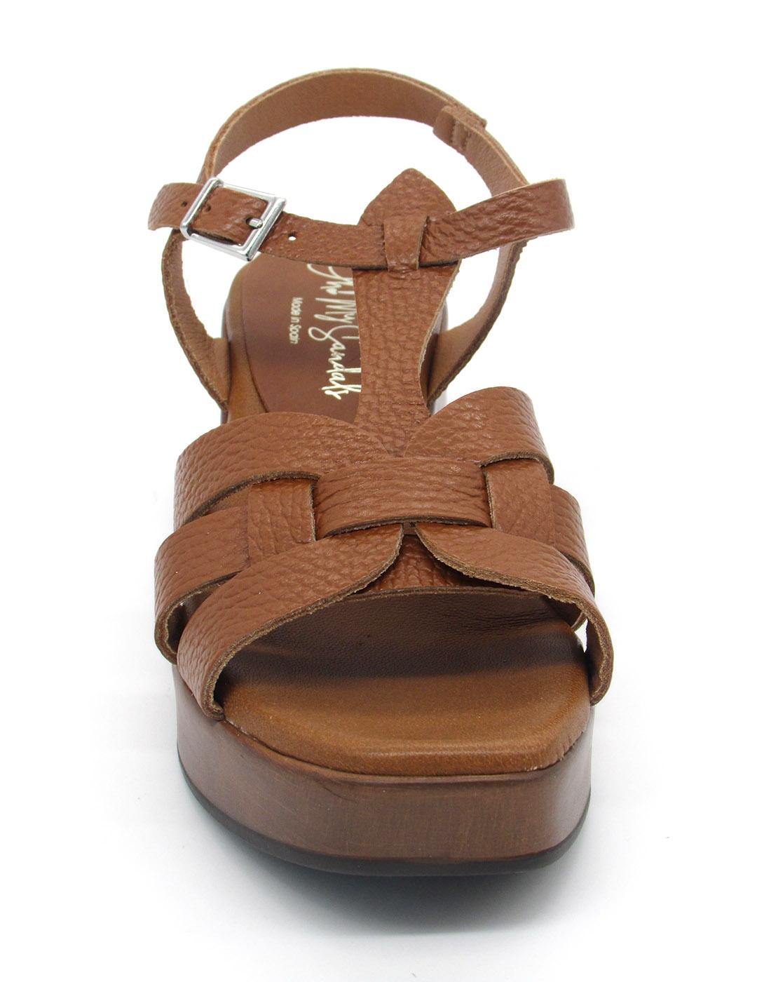 Sandalia Oh My Sandals 5241 cuero con cuña