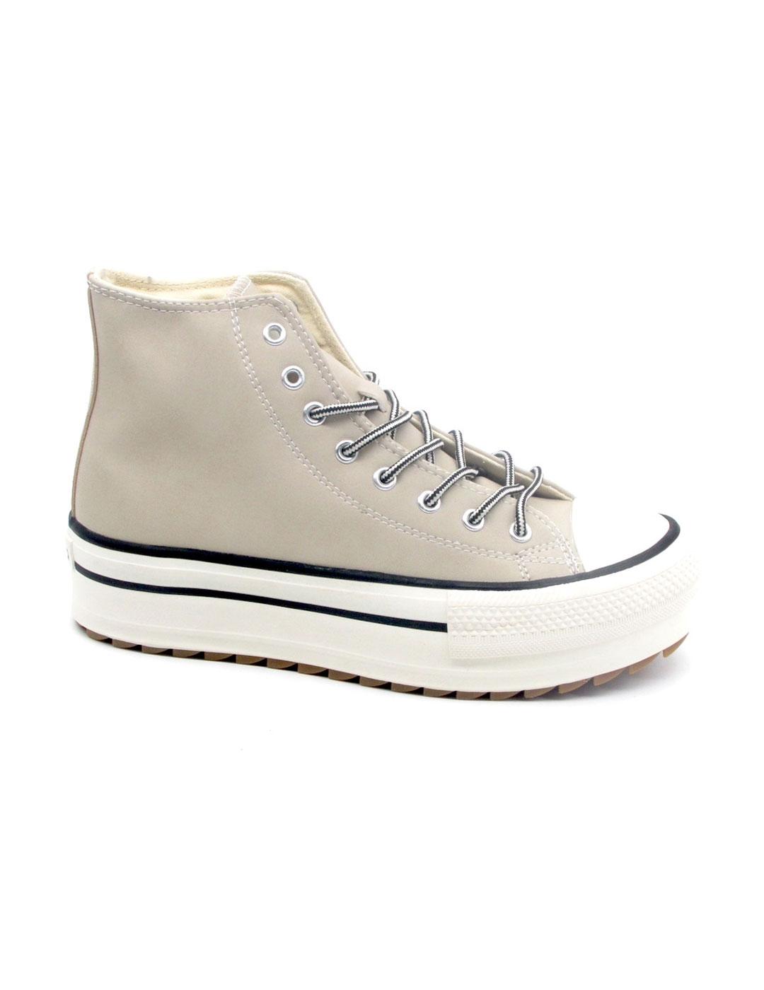 Zapatilla Victoria 1061123 beige para mujer