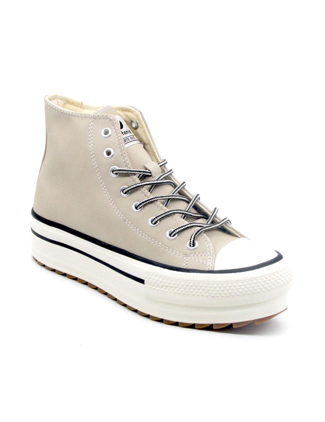 Zapatilla Victoria 1061123 beige para mujer