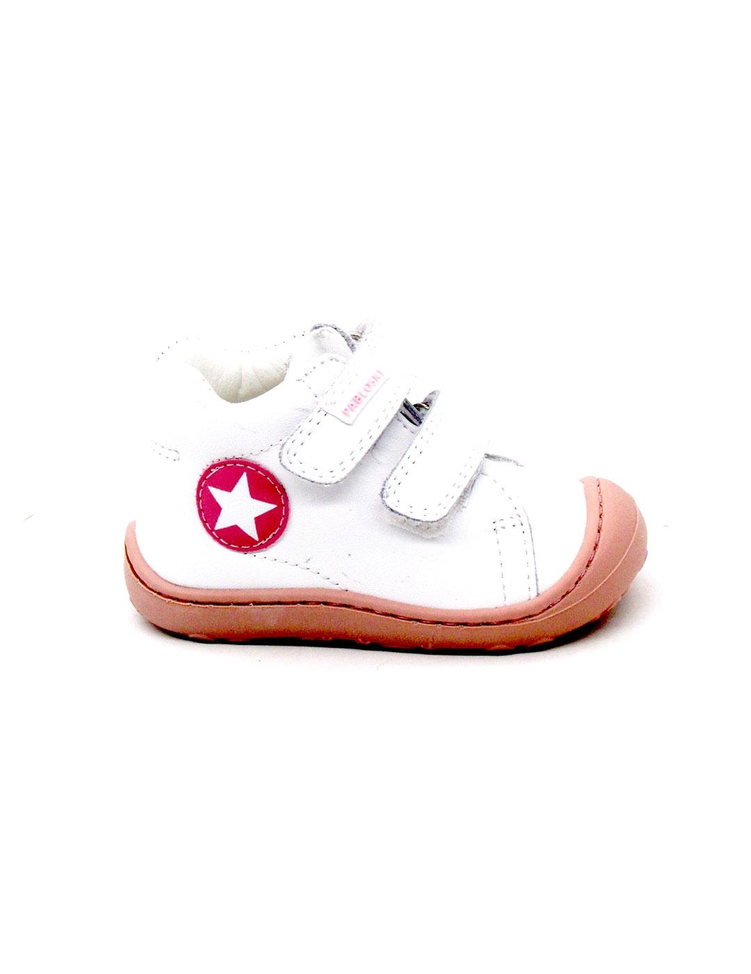 Deportivas Pablosky 032207 bco/rosa para niña