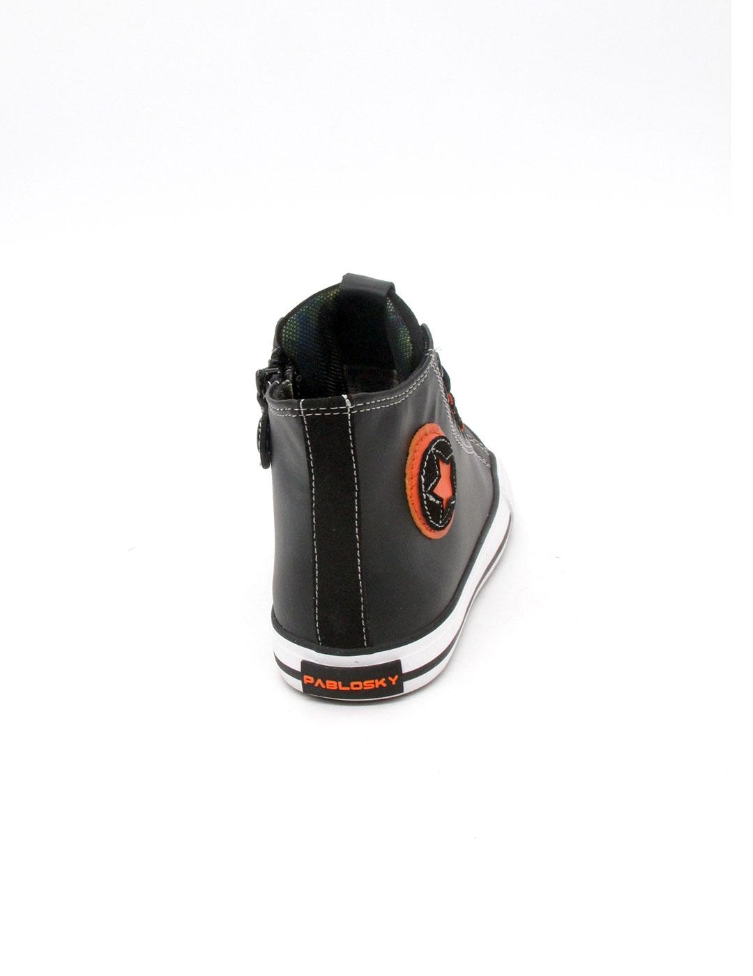 Zapatilla Pablosky 974710 negro niño