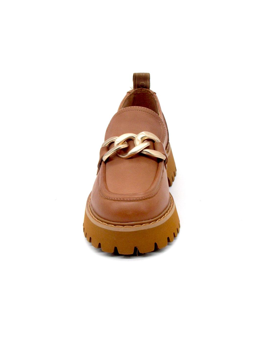 Mocasín Carmela 161061 camel para mujer