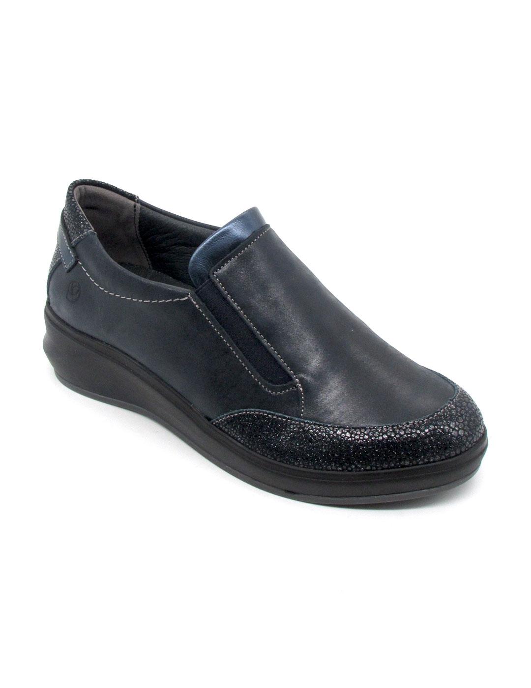 Zapato Leyland 3420 azul para mujer