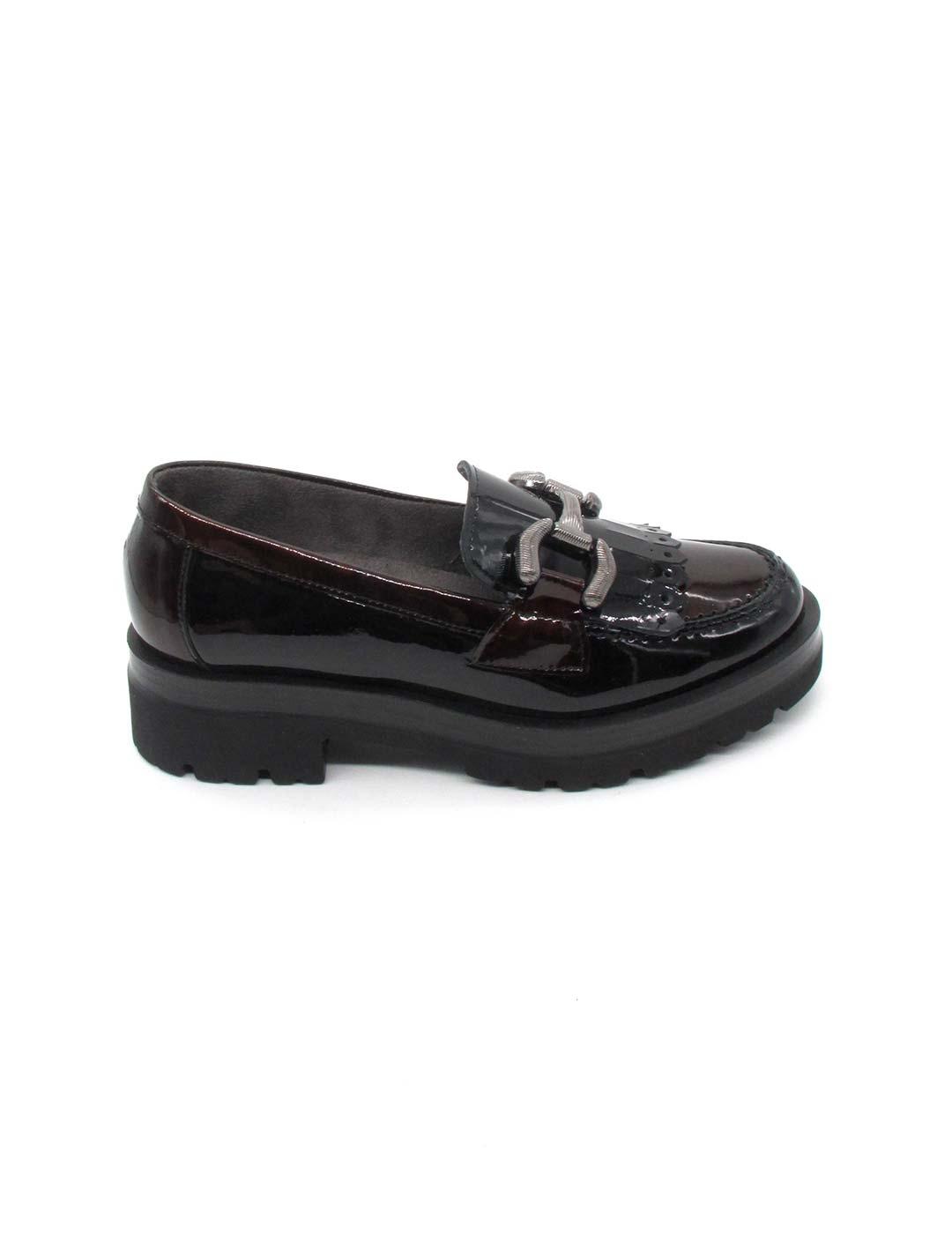 Mocasín Pitillos 5360 negro para mujer