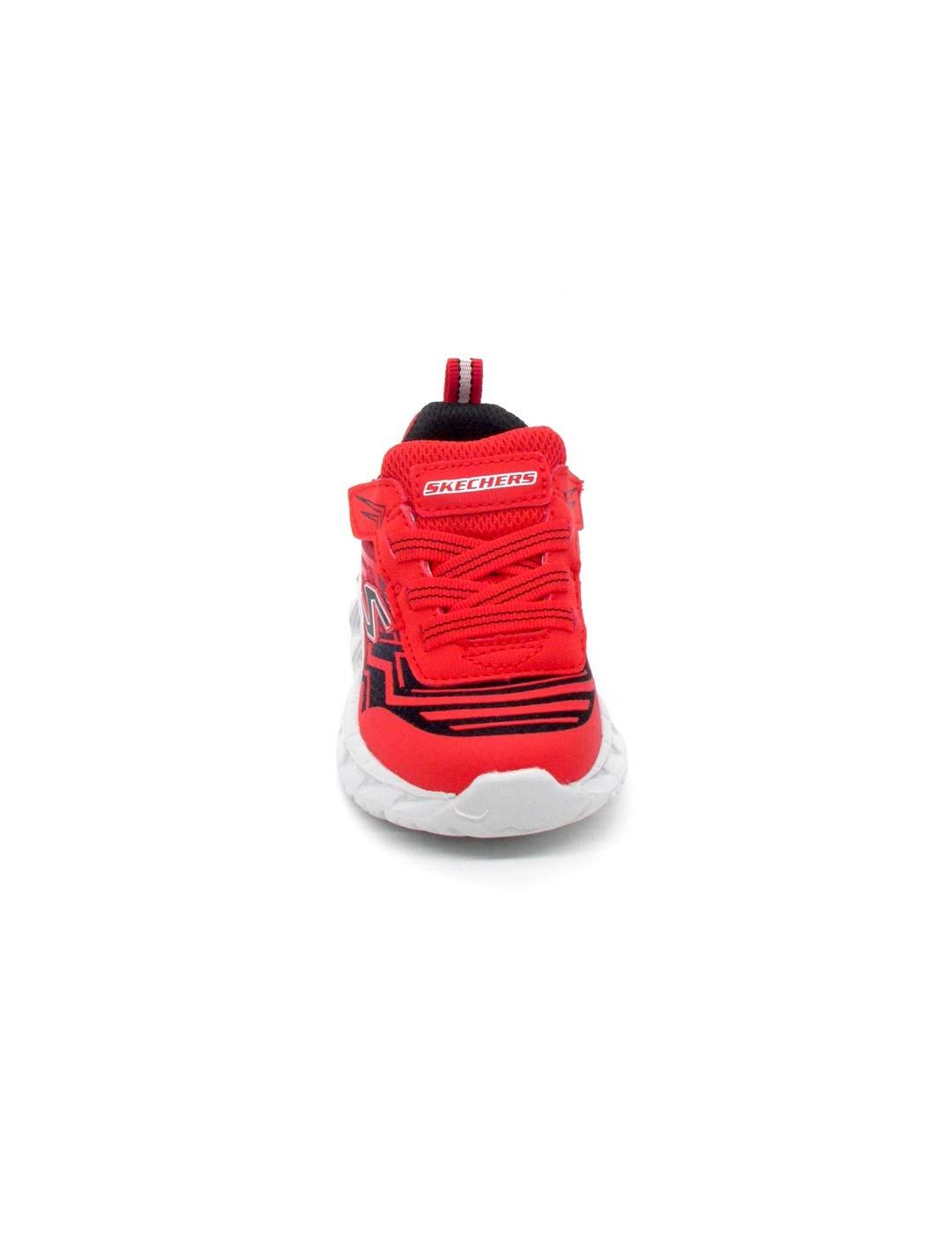 Zapatilla Skechers 401503 N/RDBK rojo para niño