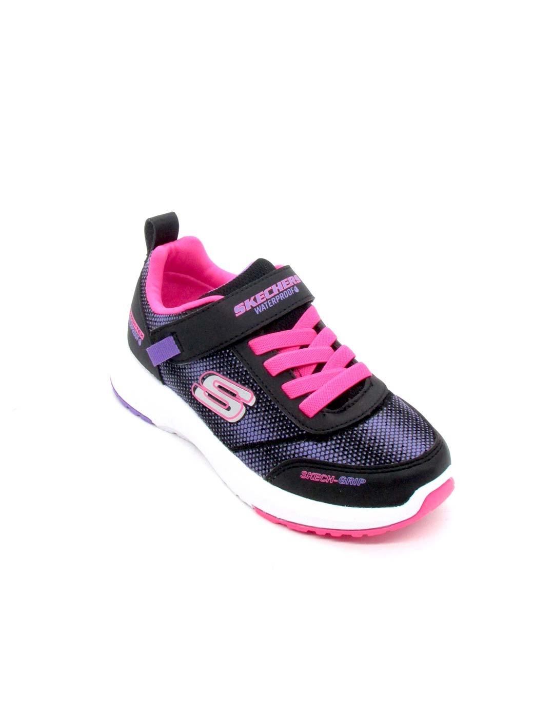 Zapatilla Skechers 303387L/BKHP negro niña