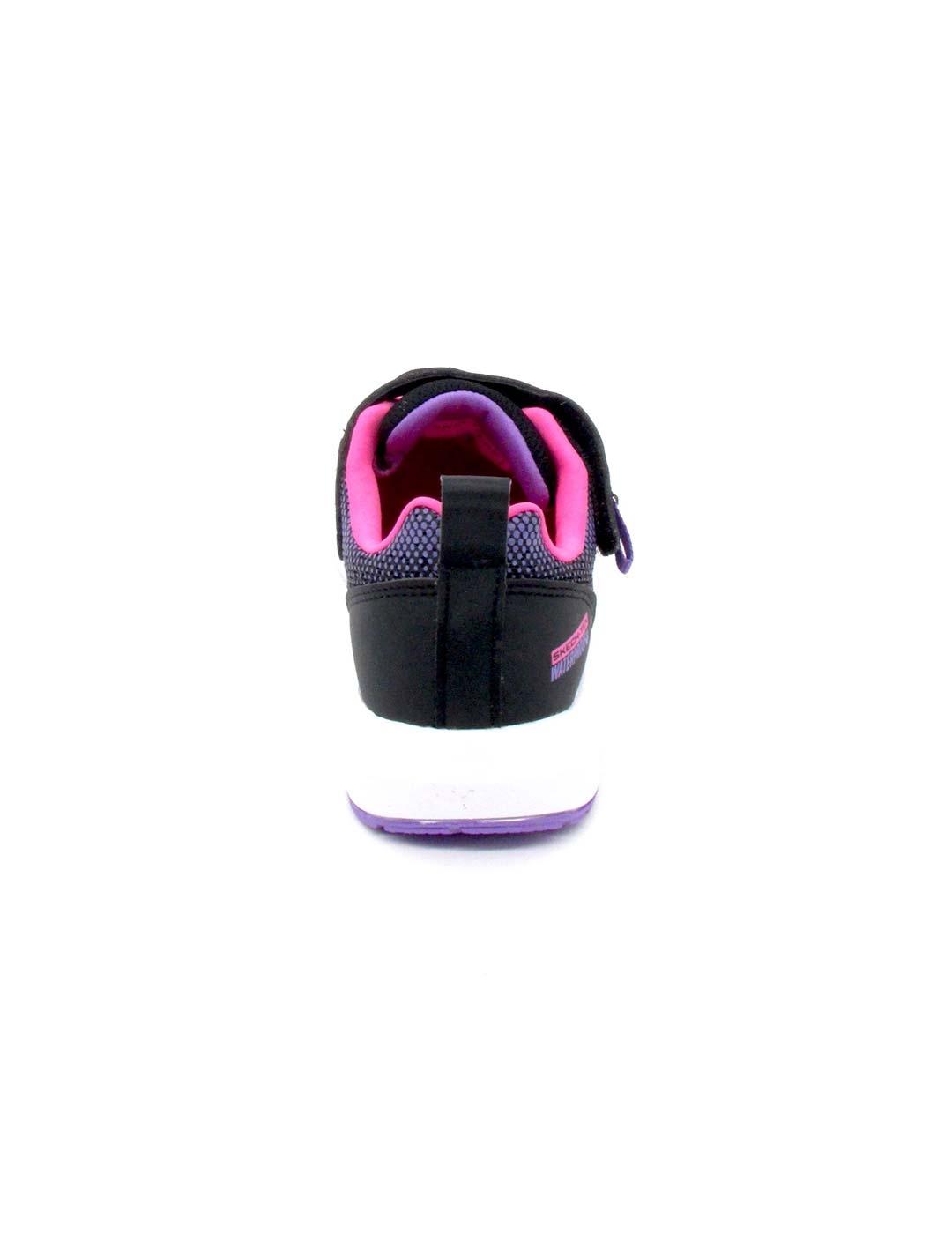Zapatilla Skechers 303387L/BKHP negro niña
