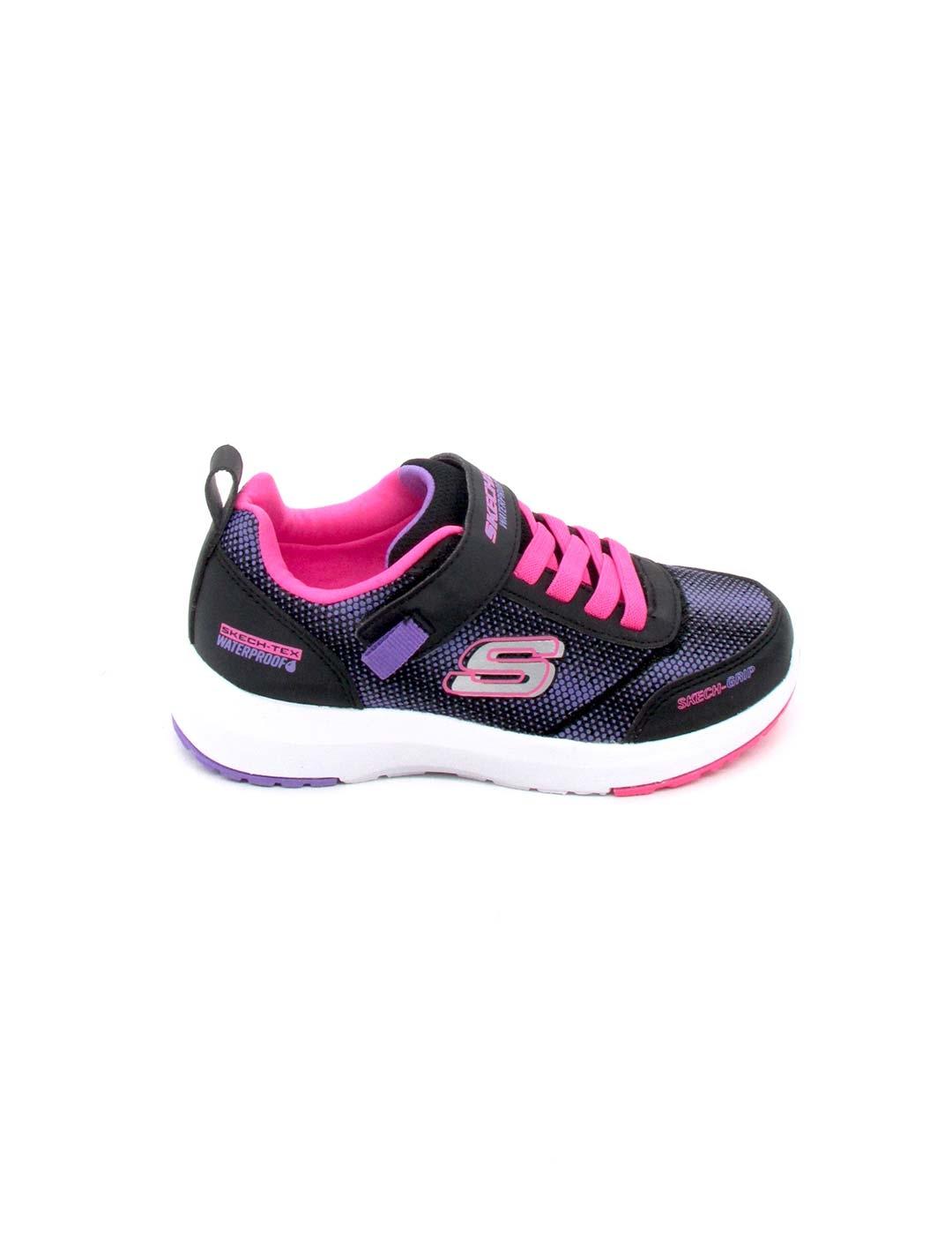 Zapatilla Skechers 303387L/BKHP negro niña