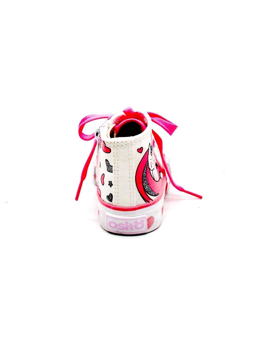 Zapatilla deportiva Osito OSSH141076 bco. niña