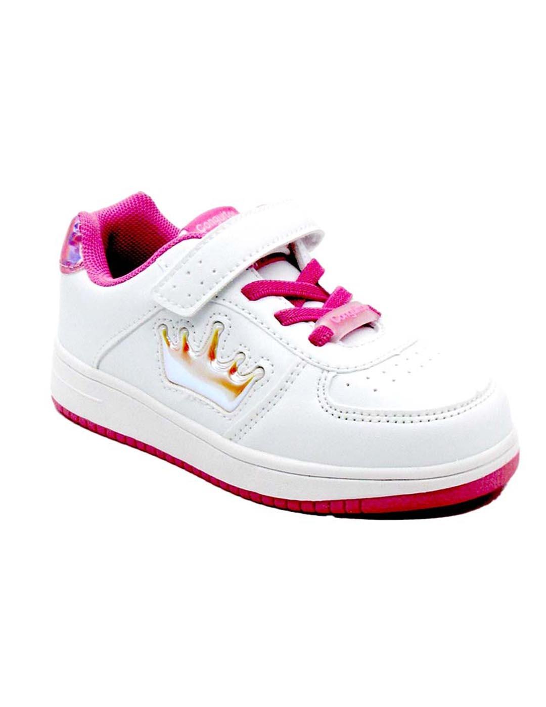 Zapatilla Conguitos COSH224031 bco. / rosa 