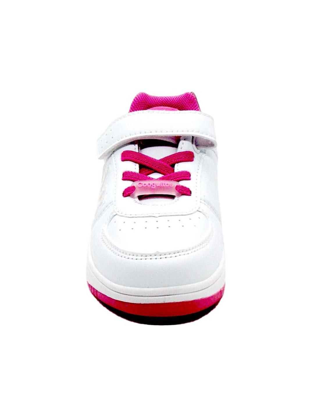 Zapatilla Conguitos COSH224031 bco. / rosa 