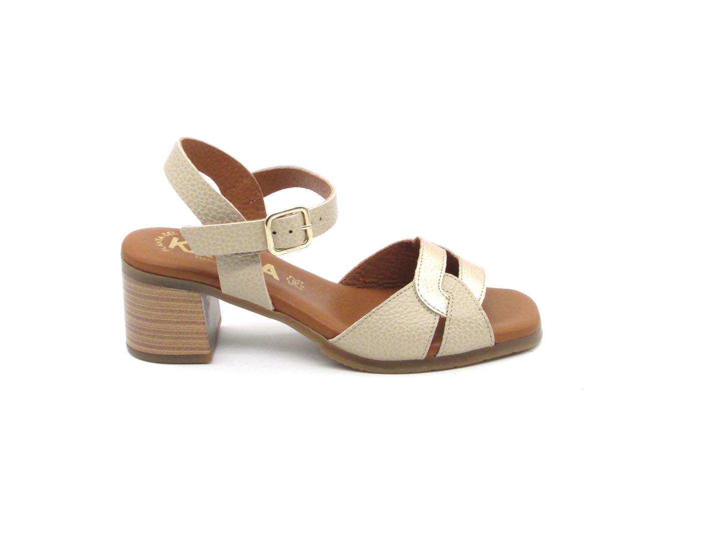 Sandalia Kaola 1980 beige/multicolor para mujer