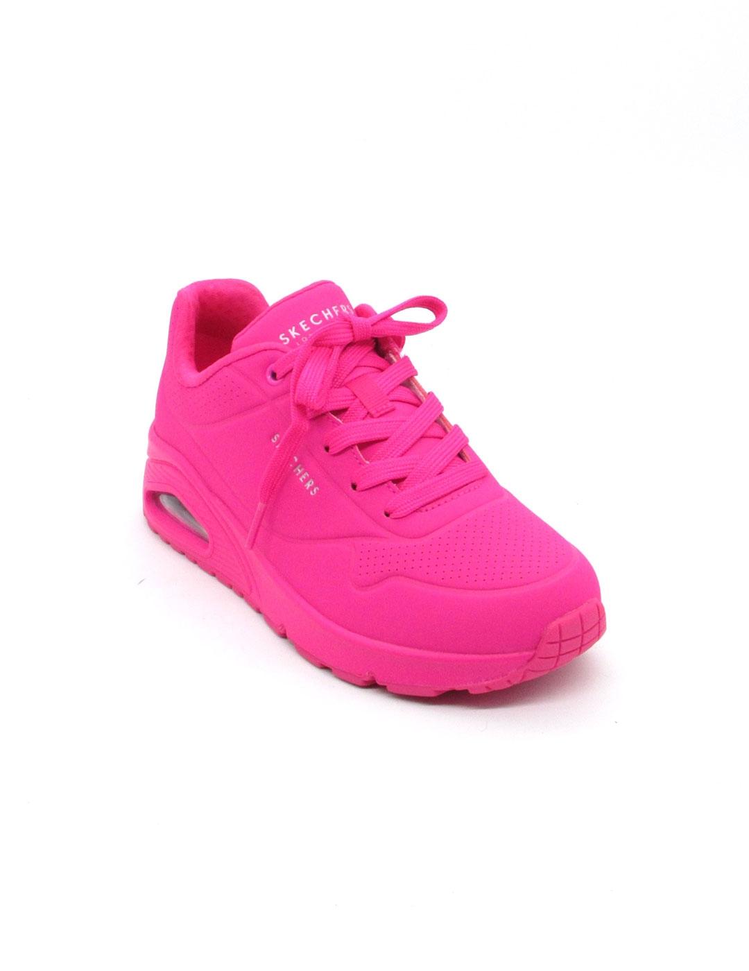 Zapatilla Skechers Uno - Night Shades rosa