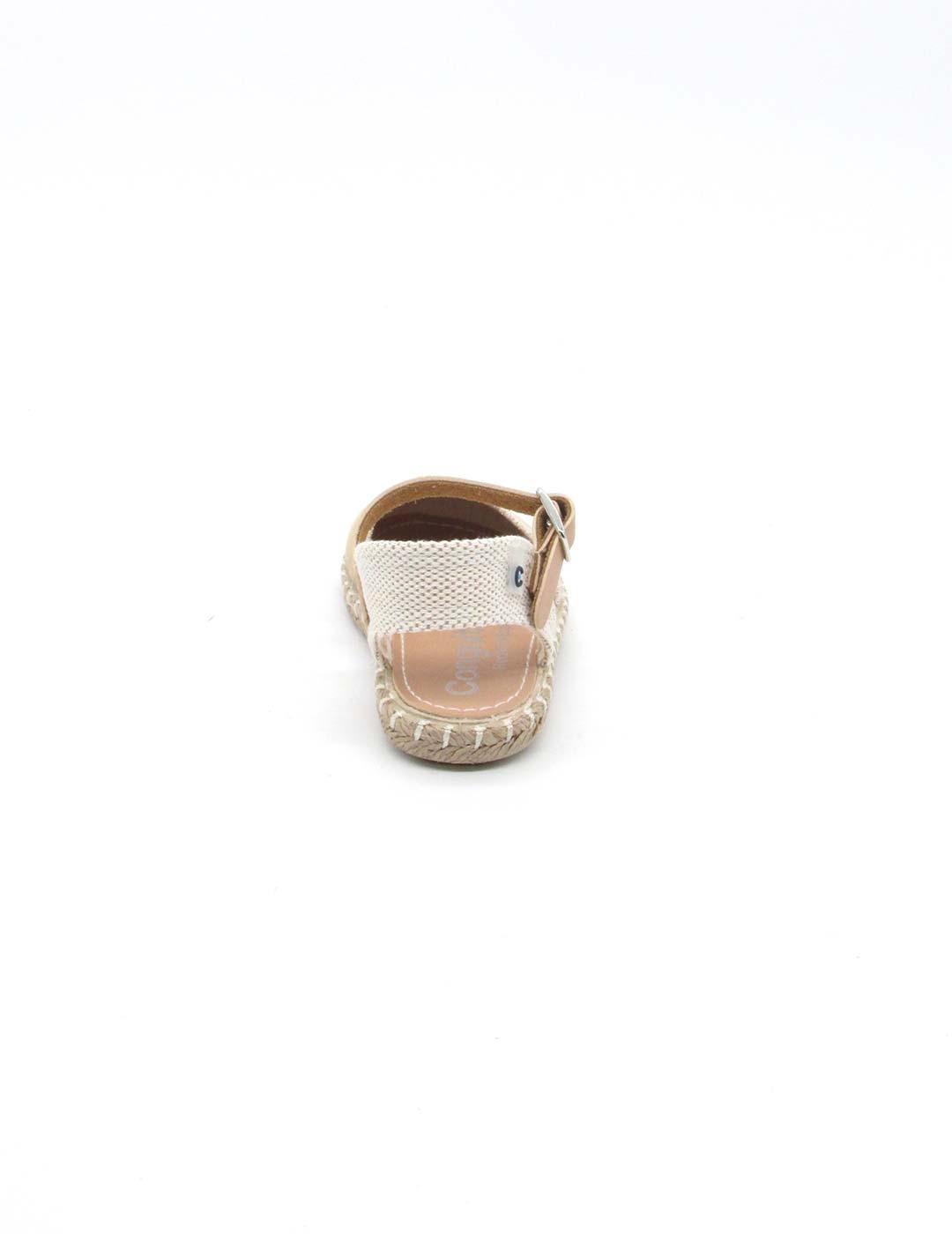 Alpargata Conguitos COSH215025 beige para niña