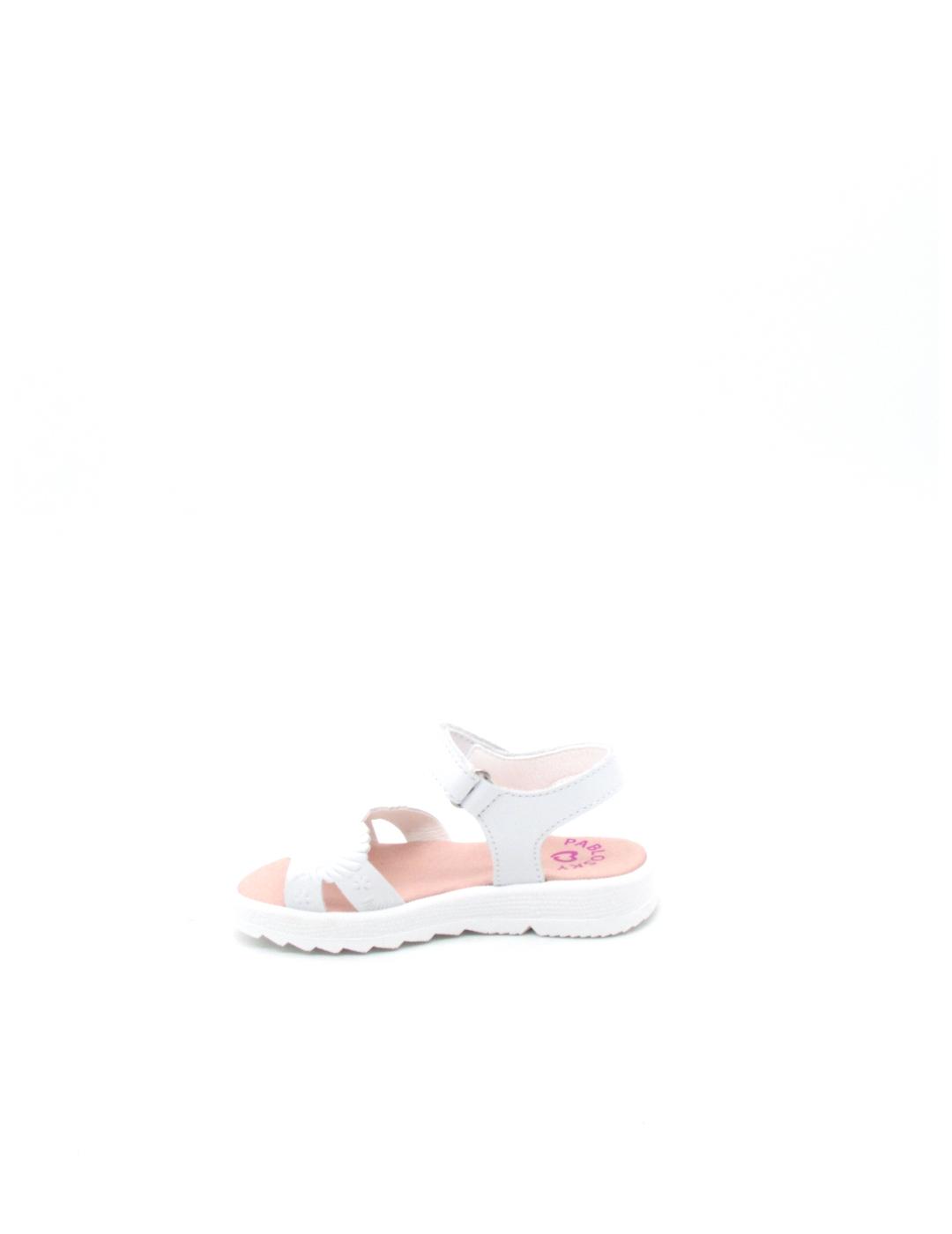 Sandalia Pablosky 430700 blanco para niña