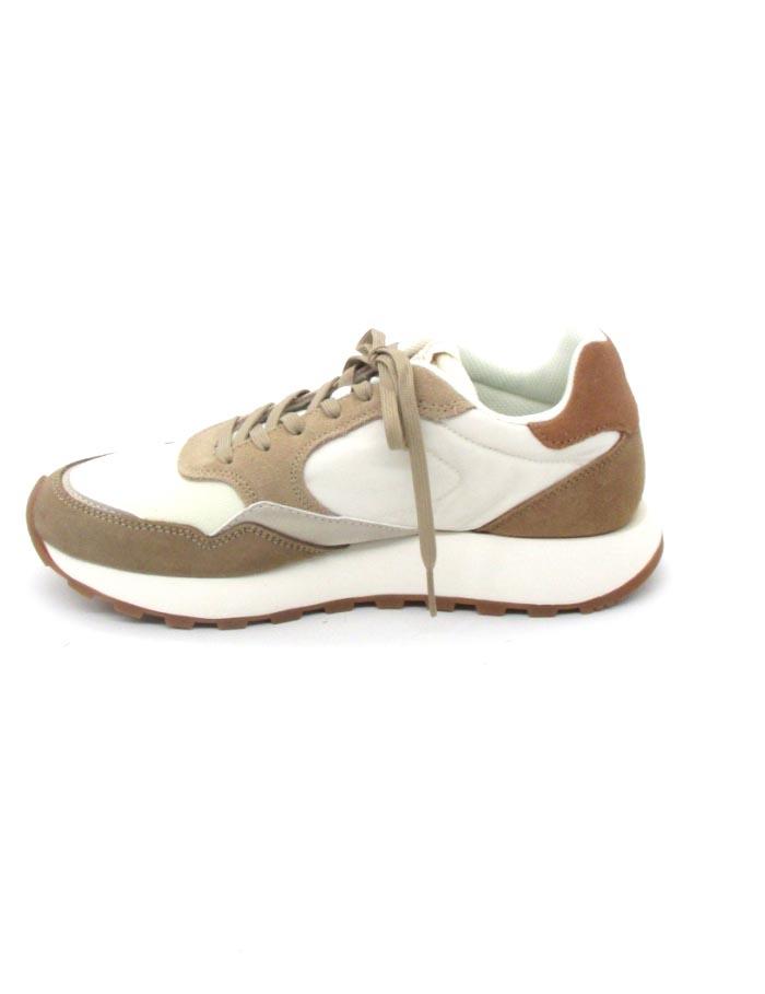 Deportivas Scalpers Gina beige para mujer