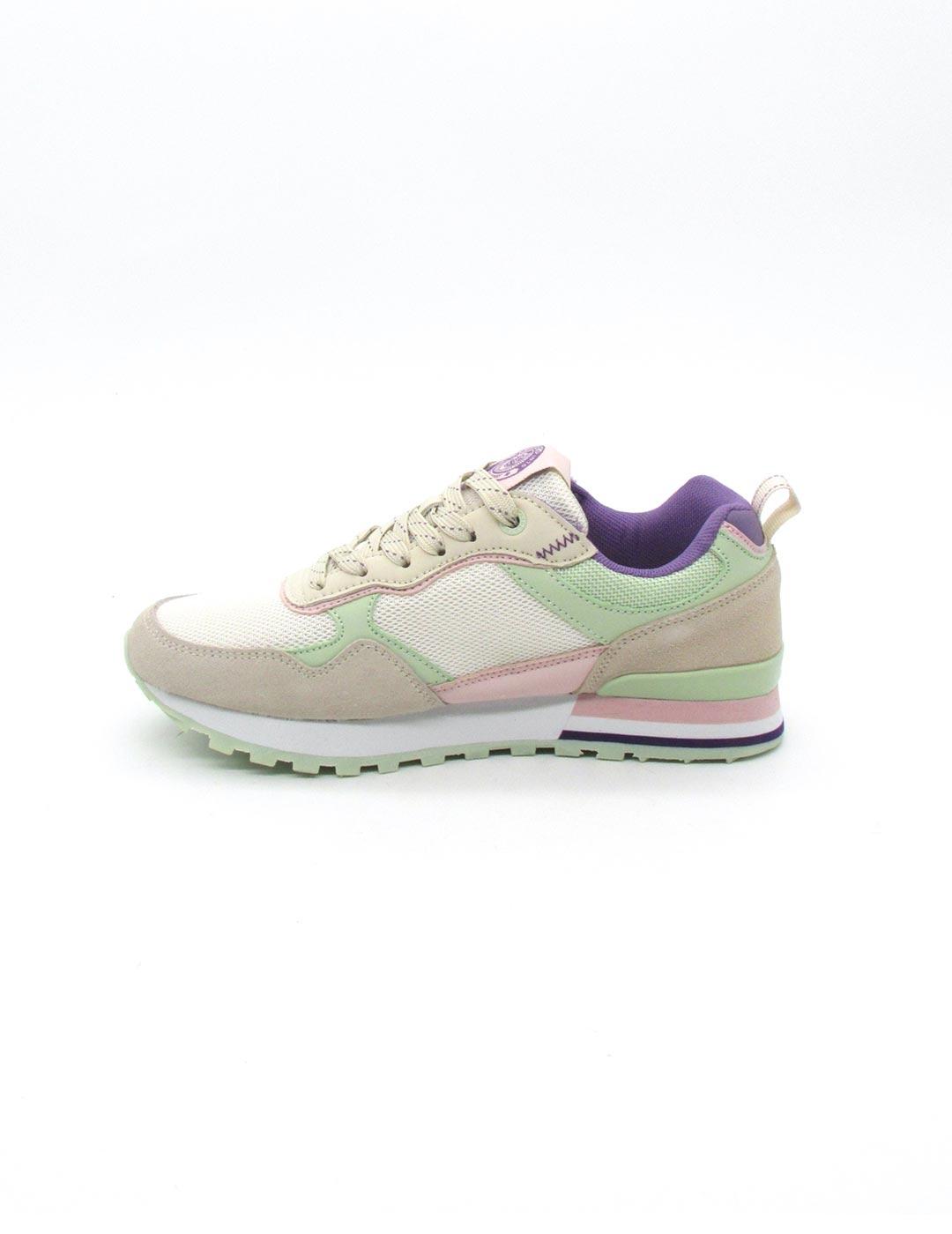 Zapatilla Liberto LB25021 beige para mujer