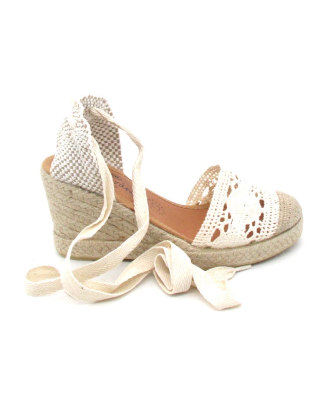 Alpargata Mediterranea 40210 beige para mujer