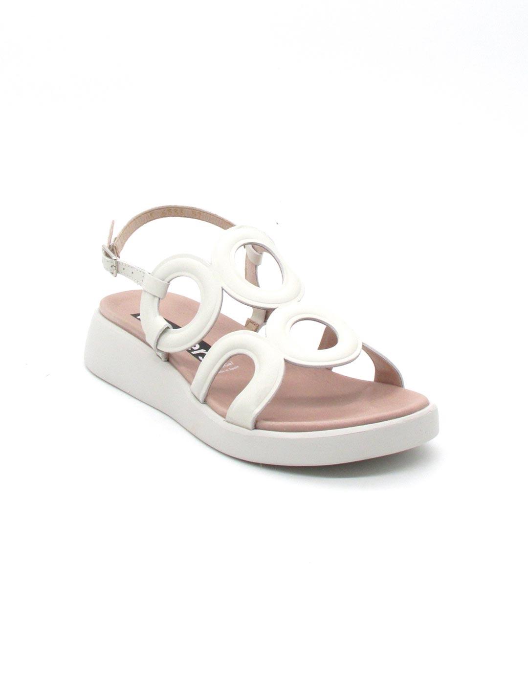 Sandalia Wonders C-6533 blanco para mujer