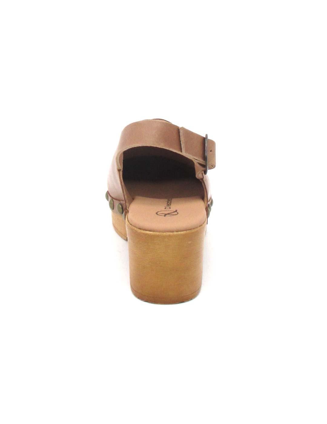 Zueco Diezdedos 7261702 cuero para mujer